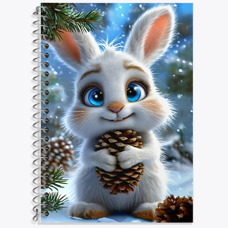 دفتر لغت 50 برگ خندالو طرح خرگوش بامزه کد F8149