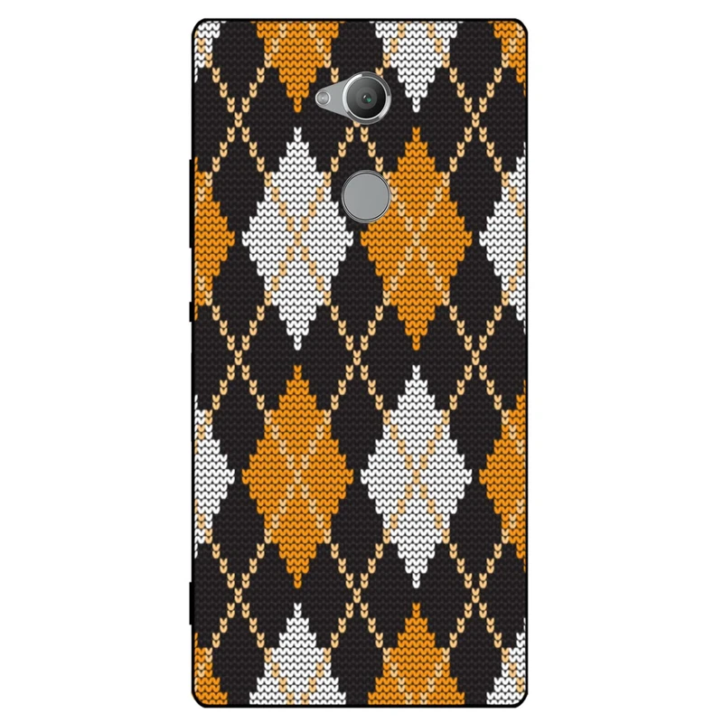 کاور مگافون طرح بافت مدل 8104 مناسب برای گوشی موبایل سونی Xperia XA2