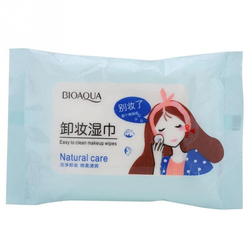 دستمال مرطوب بایو آکوا مدل Natural Care بسته 25 عددی