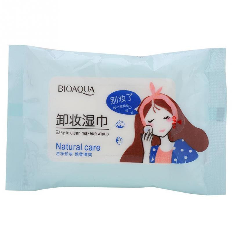 دستمال مرطوب بایو آکوا مدل Natural Care بسته 25 عددی