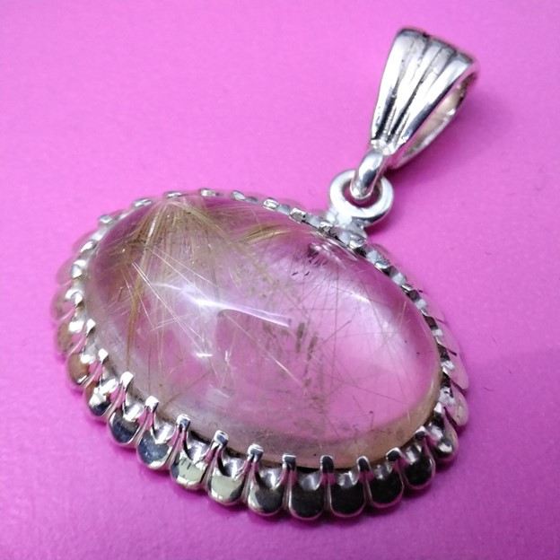 آویز گردنبند نقره زنانه مدل glsr-1784