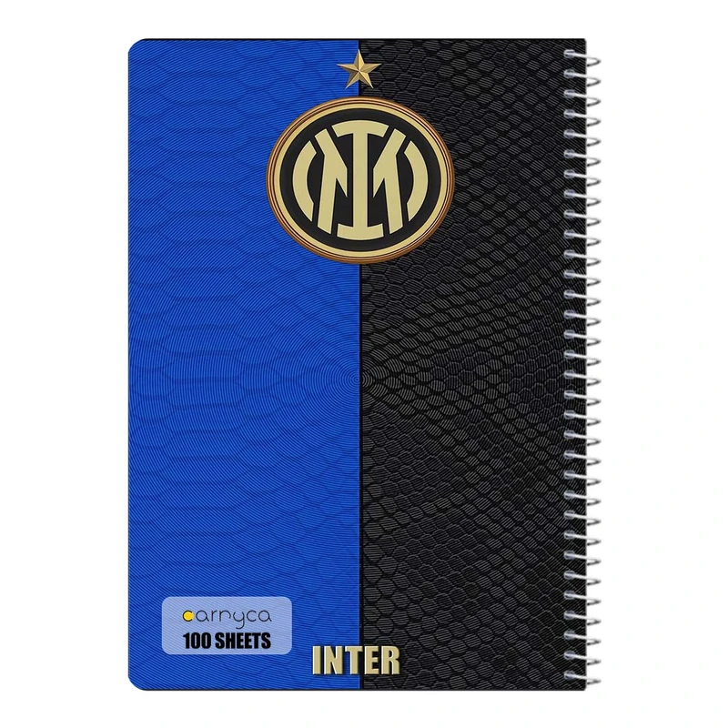 دفتر مشق 100 برگ سیمی کارنیکا طرح اینتر میلان Inter Milan کد 67865