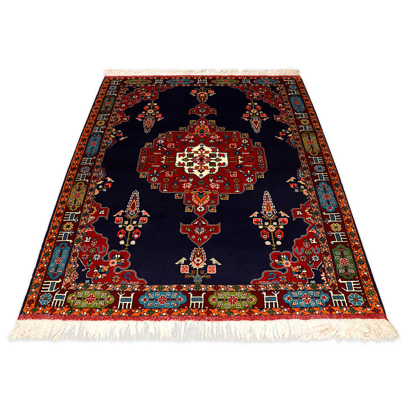 فرش دستبافت دو و نیم متری مدل عشایری کد 140115