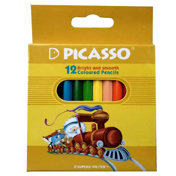مداد رنگی 12 رنگ پیکاسو کد 00011