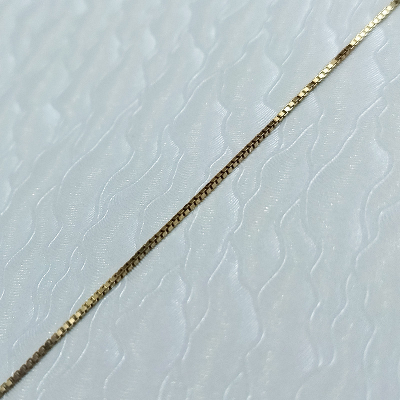 زنجیر نقره زنانه سلین کالا مدل ونیزی آبکاری T50