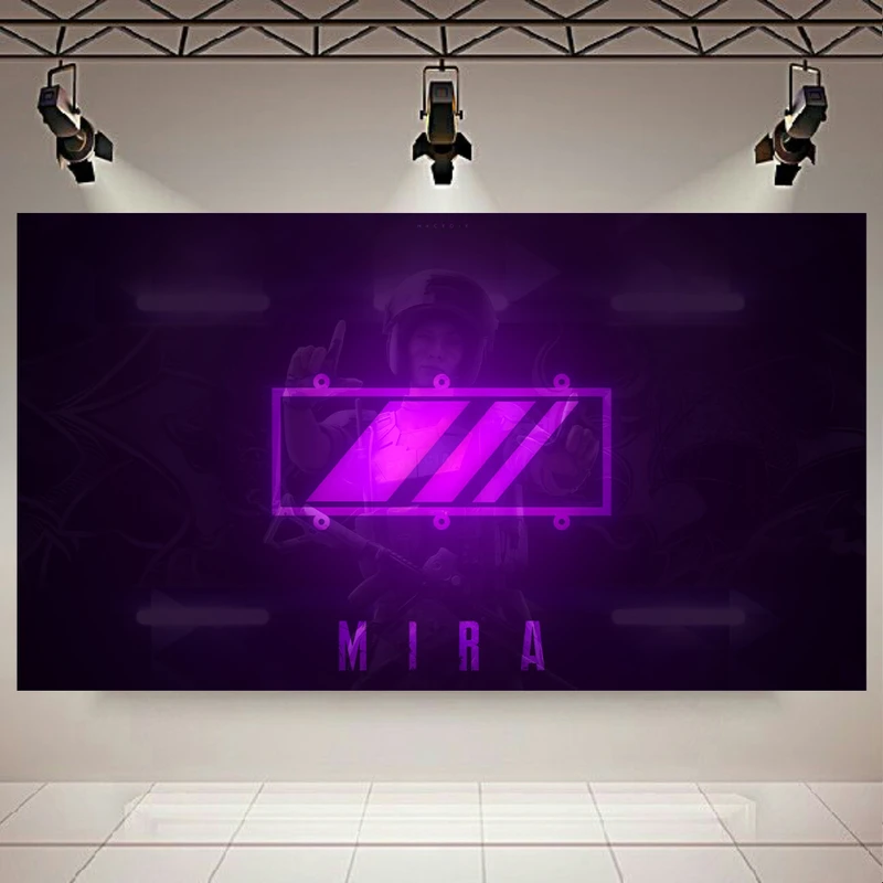 تابلو بوم طرح Game مدل Rainbow six siege (MIRA) کد AR4780
