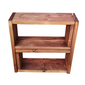 شلف دیواری مدل چوبی کد Sa05 مجموعه 2 عددی