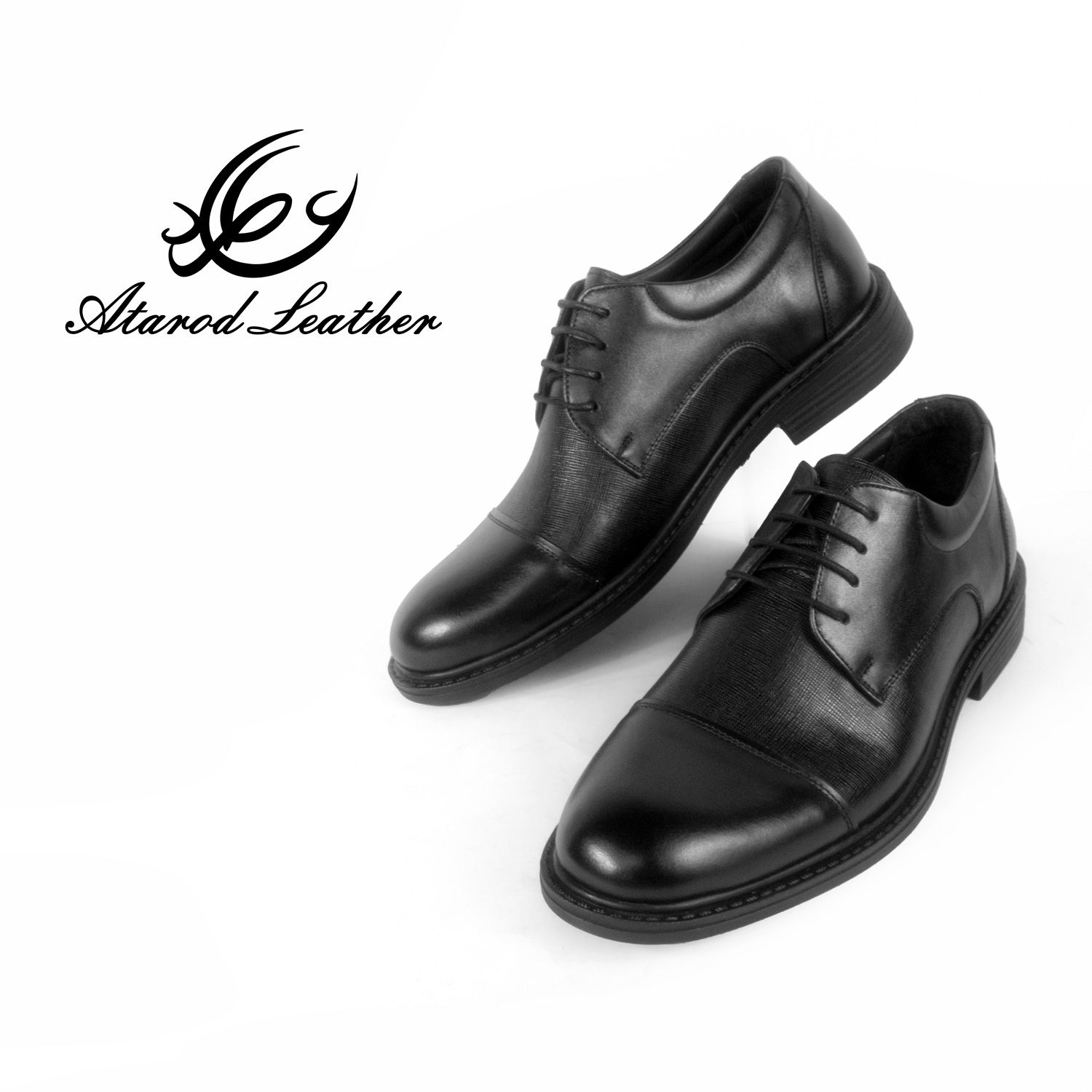 کفش مردانه چرم عطارد مدل  چرم طبیعی کد SH191 -  - 10