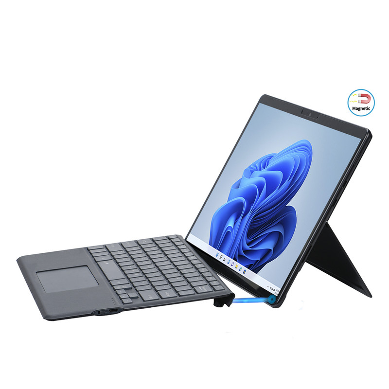 کیبورد بی سیم تبلت مدل KS08 مناسب برای تبلت مایکروسافت Surface Pro 8 / X