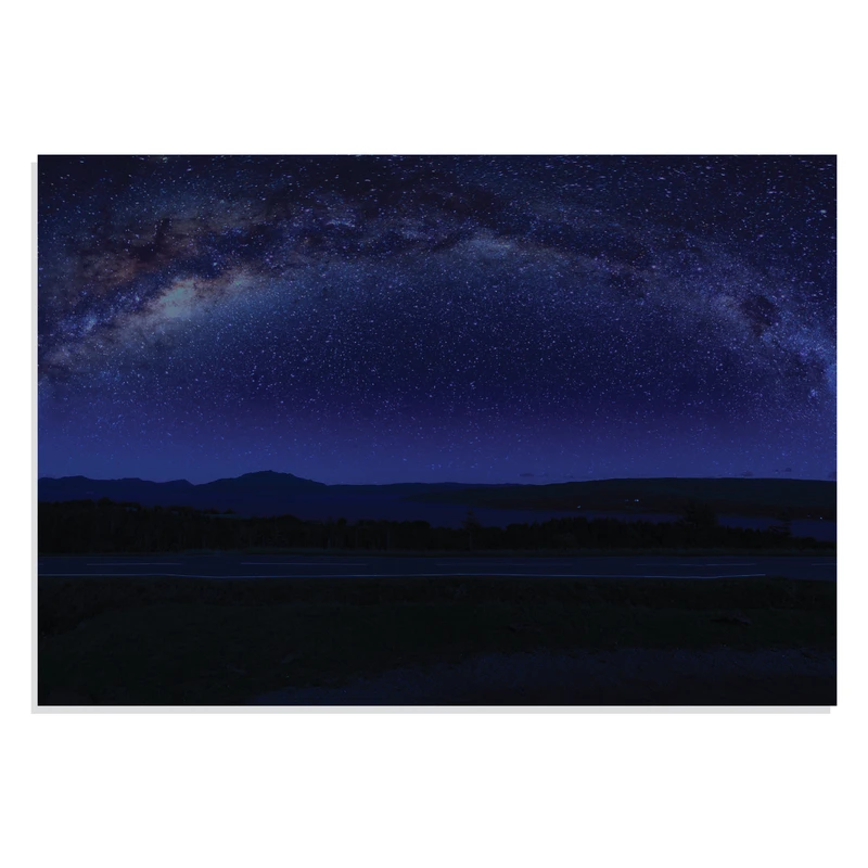 پوستر طرح راه شیری در آسمان اسکاتلند Milky Way in Scotland Sky مدل NV0859
