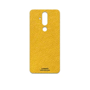 MAHOOT Mustard-Leather Cover Sticker for Nokia X71