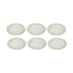 بشقاب غذاخوری چینی زرین ایران مدل مایورکا بسته 6 عددی