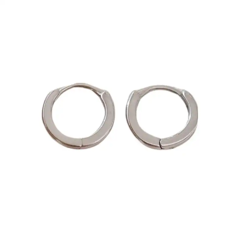 گوشواره زنانه ژوپینگ مدل حلقه ای ساده کد N05