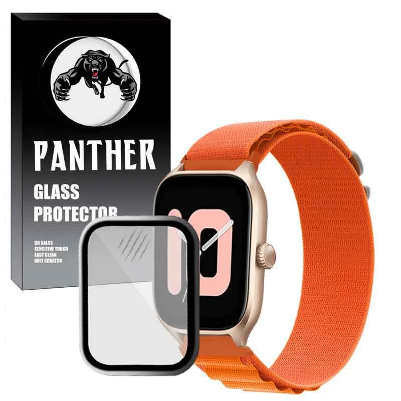 بند پنتر مدل LOOP ALPINE مناسب برای ساعت هوشمند آمیزفیت GTS 3 به همراه محافظ صفحه نمایش