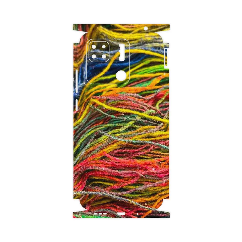 برچسب پوششی ماهوت مدل Fabric Texture 9-FullSkin مناسب برای گوشی موبایل شیائومی Redmi 10A