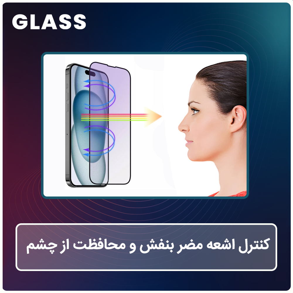 محافظ صفحه نمایش ضد اشعه بنفش گلس مدل Eye Care مناسب برای گوشی موبایل شیائومی 14T Pro