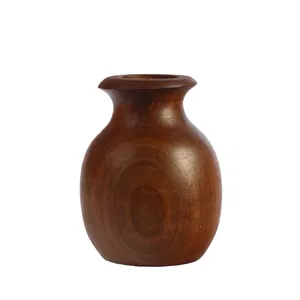 گلدان چوبی مدل گردو