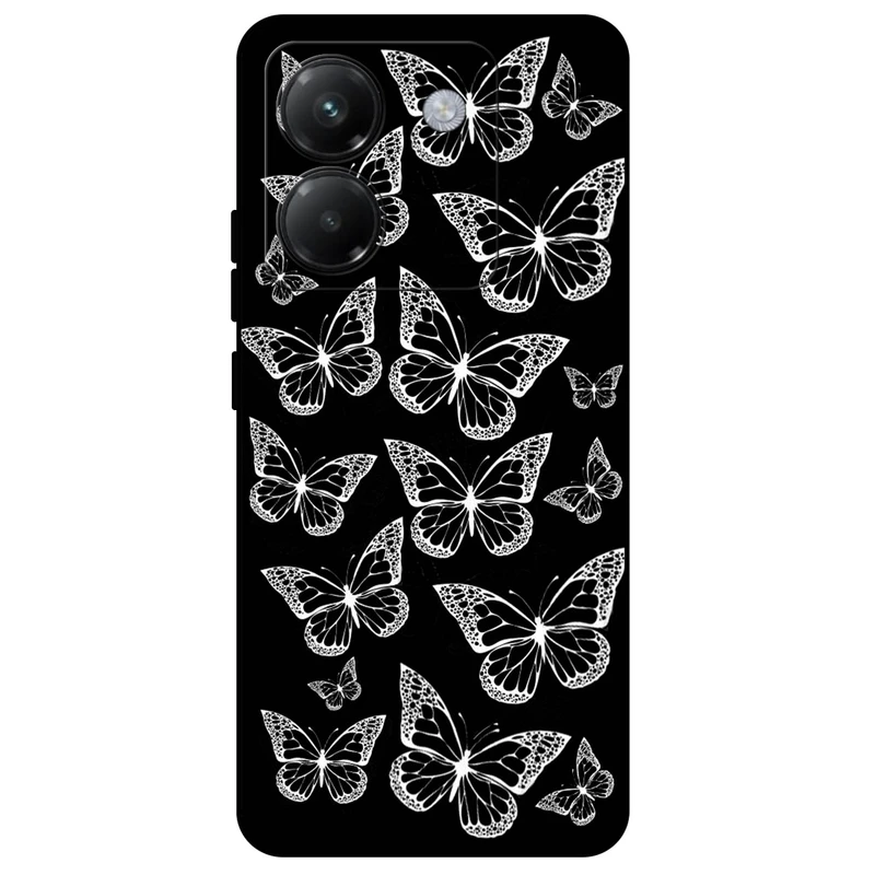 کاور مگافون طرح پروانه مدل 7244 مناسب برای گوشی موبایل شیائومی Poco M7 Pro 5G