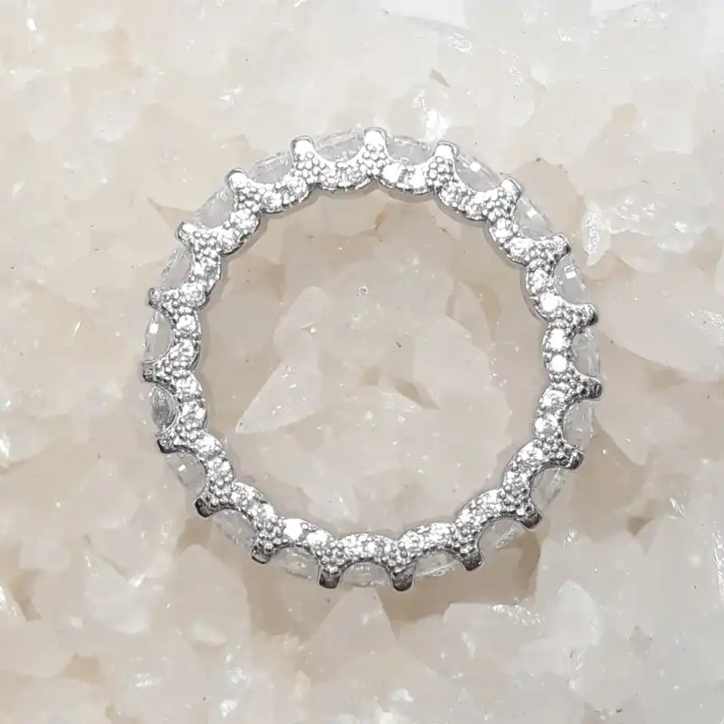 انگشتر نقره زنانه کد 98