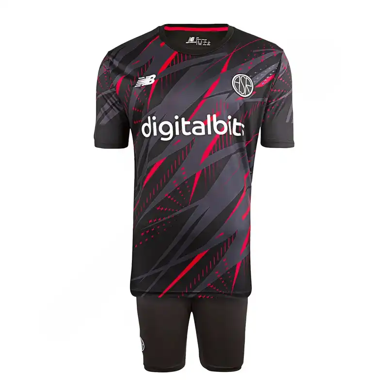 ست تی شرت و شلوارک ورزشی مردانه مدل فوتبال آس رم NK-7133