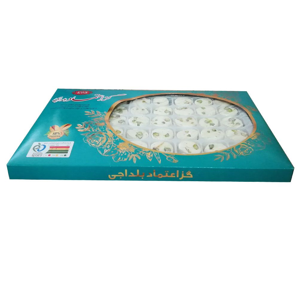 گز لقمه 18 درصد پسته گز اعتماد - 300 گرم