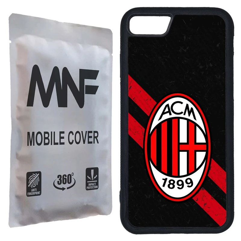 کاور ام ان اف طرح تیم AC Milan کد P-241 مناسب برای گوشی موبایل اپل iPhone SE 2020 / SE 2022