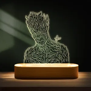 چراغ خواب اتاق کودک ارسا مدل انیمیشن گروت