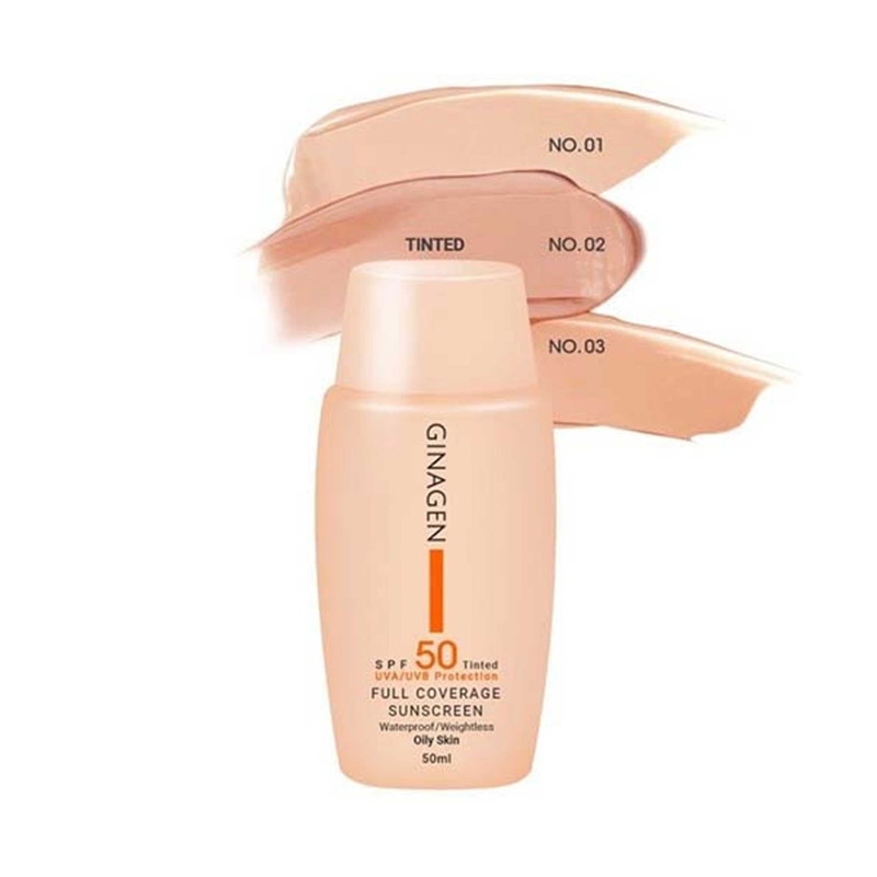 کرم ضد آفتاب رنگی ژیناژن SPF 50 مدل 02 مناسب پوستهای چرب حجم 50 میلیلیتر کرم ضد آفتاب رنگی ژیناژن SPF 50 مدل 02 مناسب پوستهای چرب حجم 50 میلیلیتر