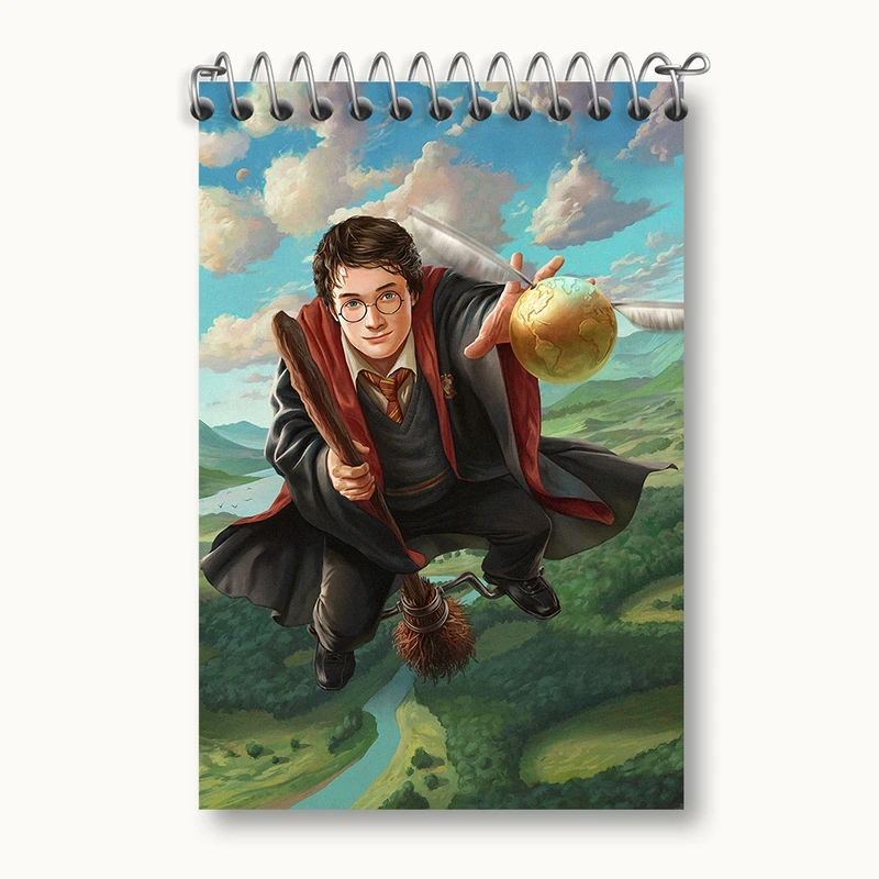 دفتر یادداشت 50 برگ خندالو مدل هری پاتر (Harry Potter) کد F2448