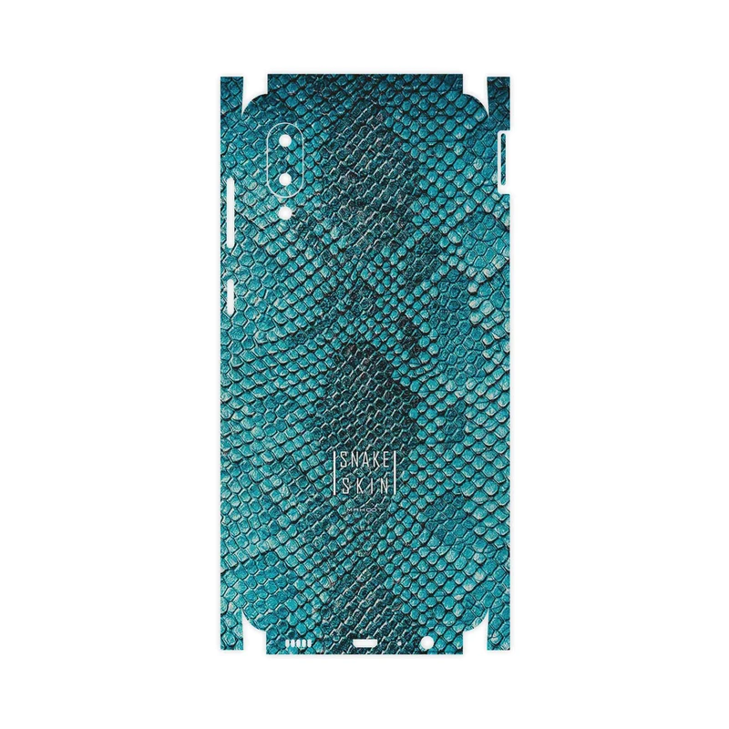 برچسب پوششی ماهوت مدل Blue Snake Skin-FullSkin مناسب برای گوشی موبایل سامسونگ Galaxy M02