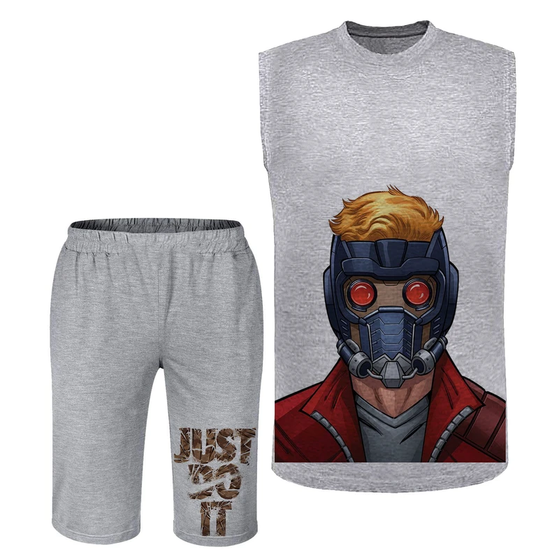 ست تاپ و شلوارک مردانه مدل پسرک کد N583