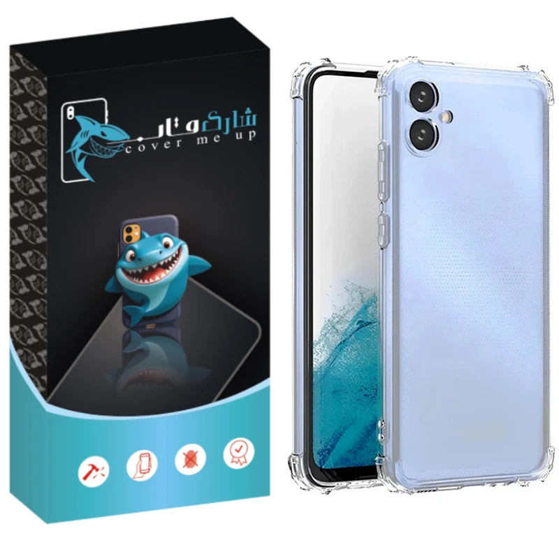 کاور شارک قاب مدل Crystal مناسب برای گوشی موبایل سامسونگ Galaxy A07