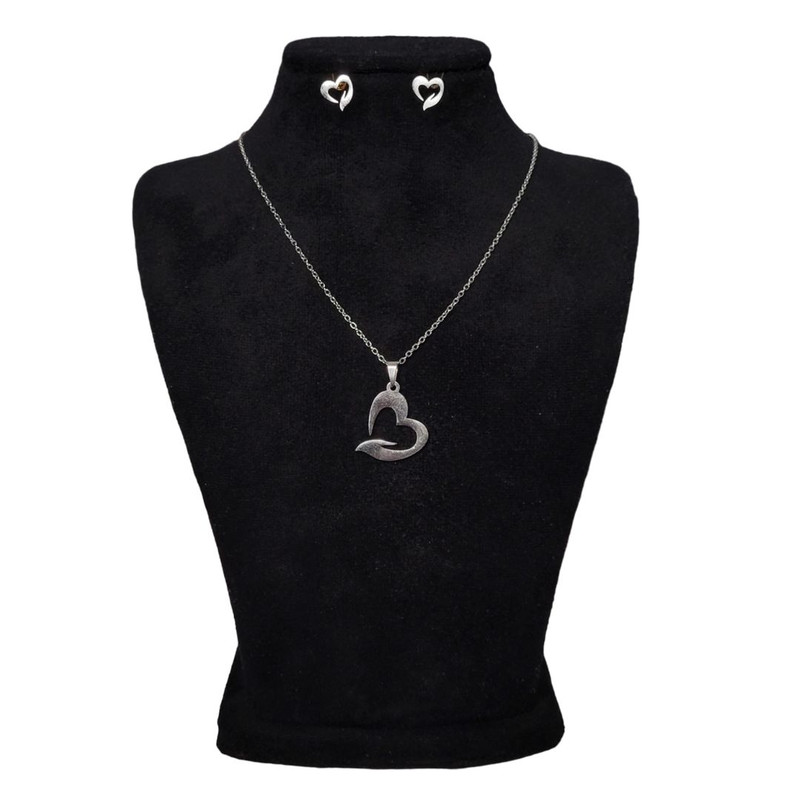 نیم ست زنانه مدل قلب 135