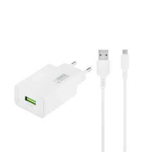 شارژر دیواری 20 وات سوموس تل مدل SMS-ER20 به همراه کابل microUSB