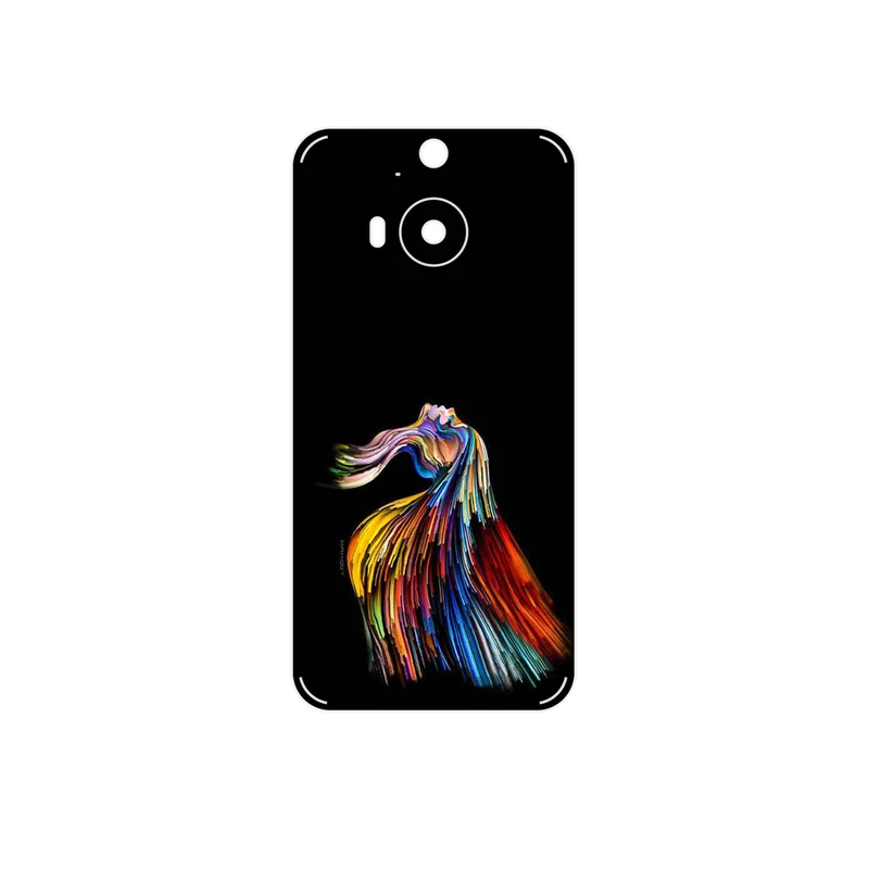 برچسب پوششی ماهوت مدل Rainbow Hair Digital Art مناسب برای گوشی موبایل اچ تی سی One M9 Plus