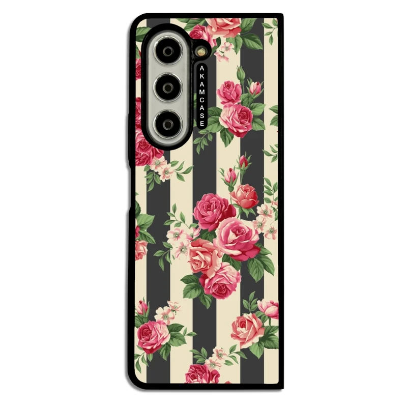 کاور آکام مدل AMCWSGZFOLD5-FLOWERS15 مناسب برای گوشی موبایل سامسونگ Galaxy Z Fold 5