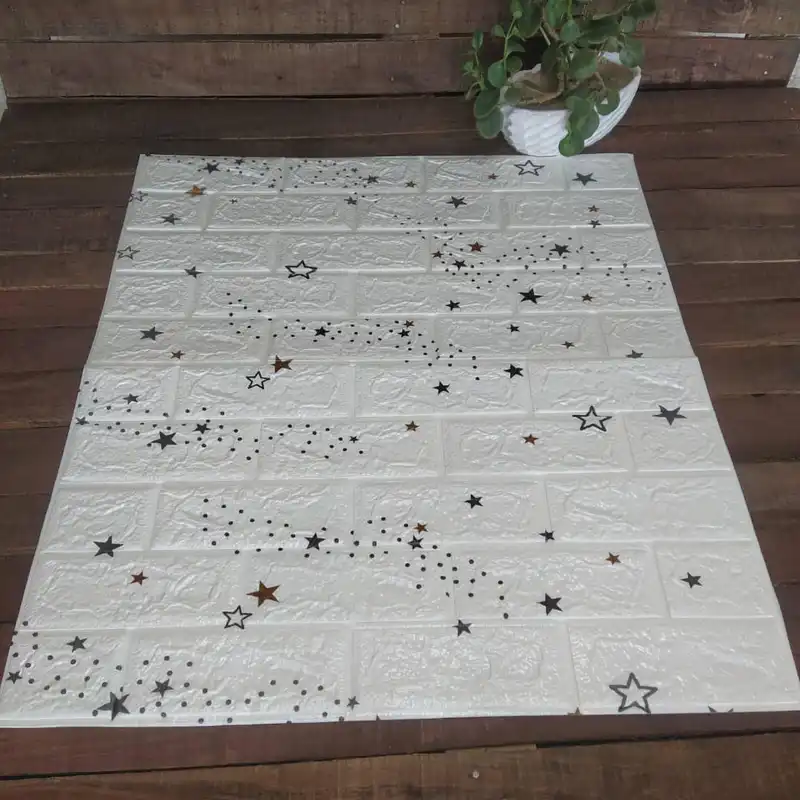 دیوارپوش مدل فومی پشت چسبدار طرح ستاره