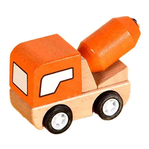 ماشین بازی مدل چوبی مجموعه 6 عددی