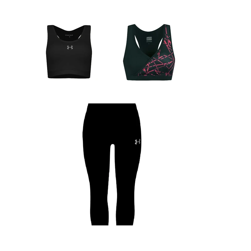 ست سه تکه لباس ورزشی زنانه مدل 1801-1901-3101