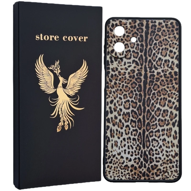 کاور استور کاور طرح پلنگی مدل A07 مناسب برای گوشی موبایل سامسونگ Galaxy A07