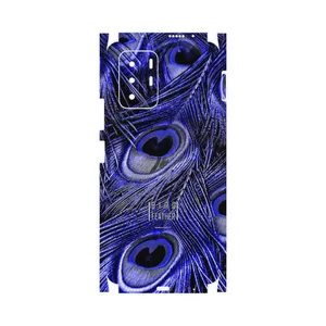 MAHOOT Purple Feather-FullSkin Cover Sticker for Xiaomi Poco X3 GT 5G
