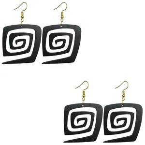 گوشواره زنانه هانستو مدل E2-027 مجموعه دو عددی