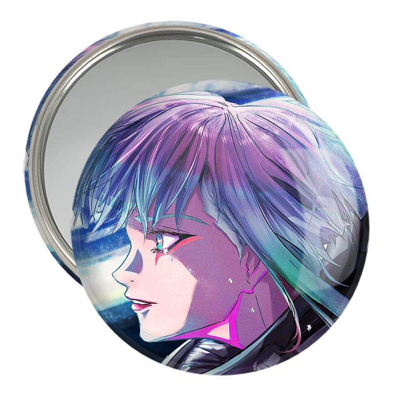 آینه جیبی خندالو مدل لوسی انیمه سایبرپانک کد 24000