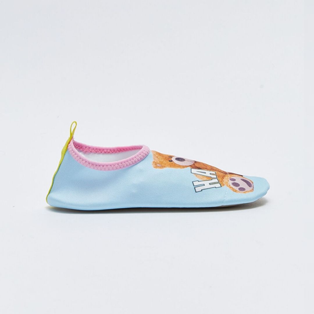 کفش ساحلی زنانه ال سی وایکیکی مدل استپ دار تدی -  - 4