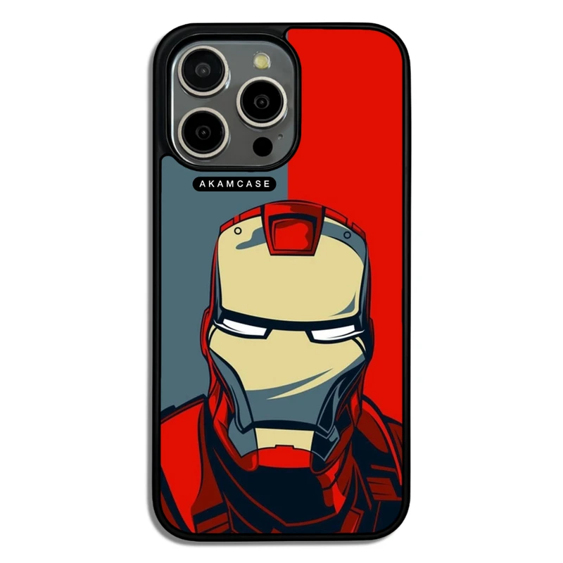 کاور آکام مدل AMC-WA15PROMAX-IRON MAN6 مناسب برای گوشی موبایل اپل iPhone 15 Pro Max