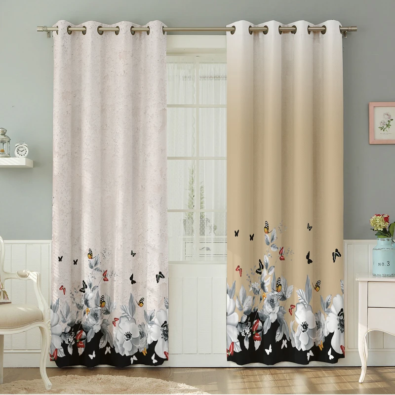 پرده نیروانا طرح  مدرن مدل هازان کد 4579 سایز 140×280 سانتی متر