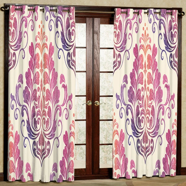 پرده مدل مخمل پانچی کد 6764 سایز 280x140 سانتی متر