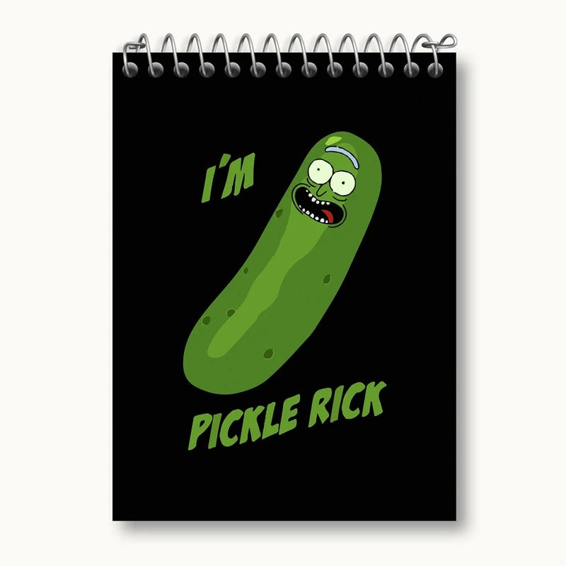 دفتر یادداشت 50 برگ خندالو مدل انیمیشن ریک و مورتی Rick and Mort کد 26594