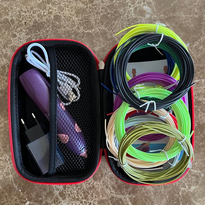 قلم طراحی سه بعدی مدل P10 به همراه فیلامنت PCL