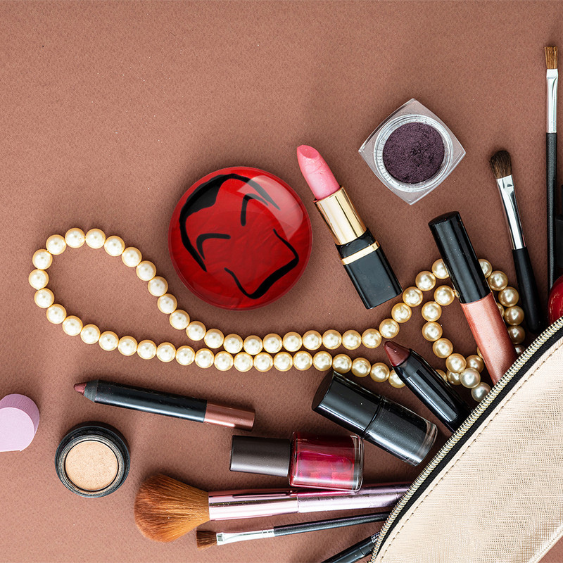 آینه جیبی خندالو مدل سریال Money Heist  کد 3233